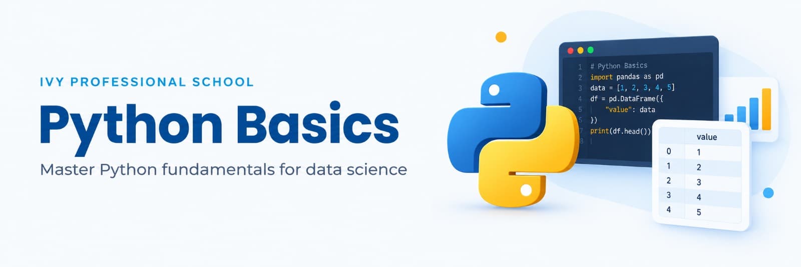 Python Basics: Master Python fundamentals for data science